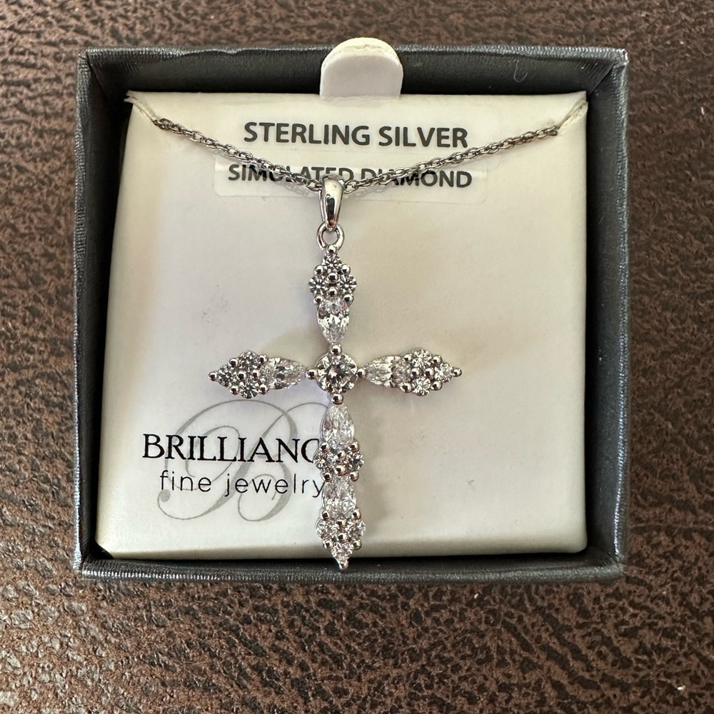 Brilliance Fine Jewlery-Cross necklace